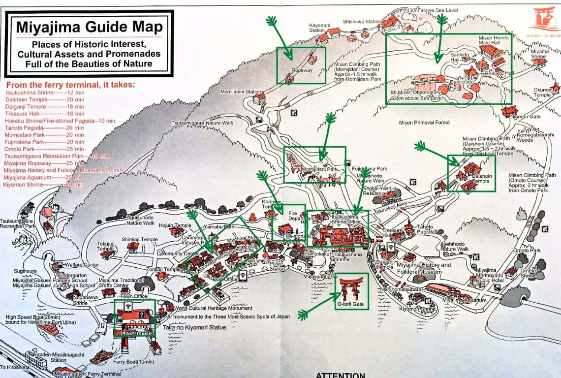 Miyajima Map