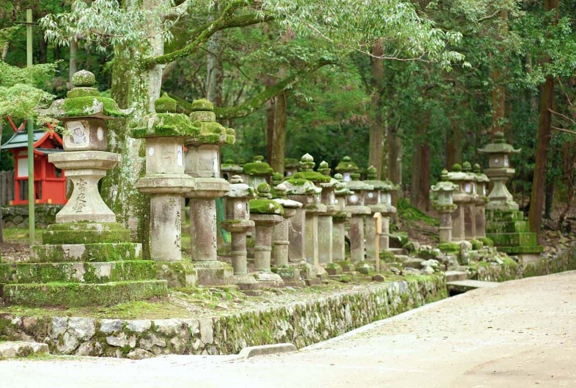 Path leading to Kasuga Taisha Temple