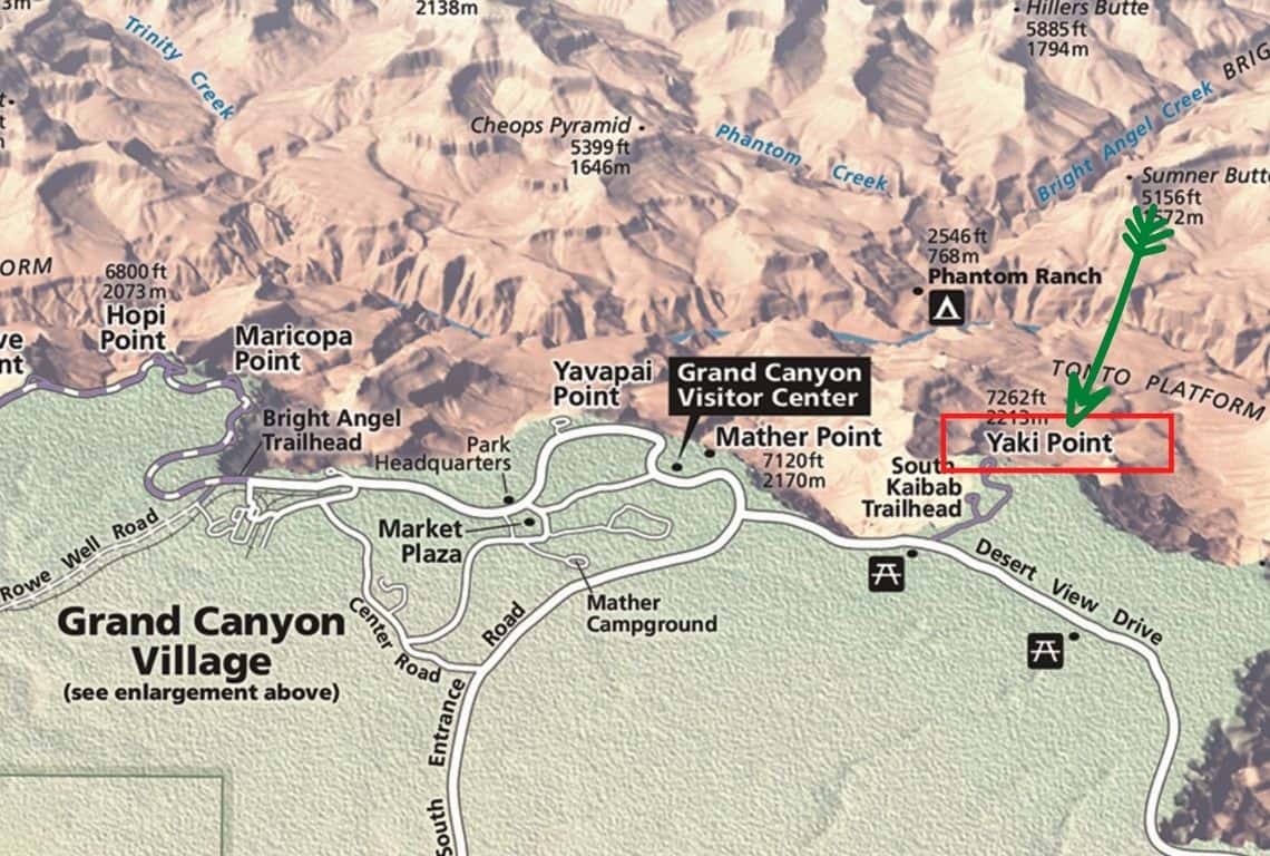 Yaki Point - Map