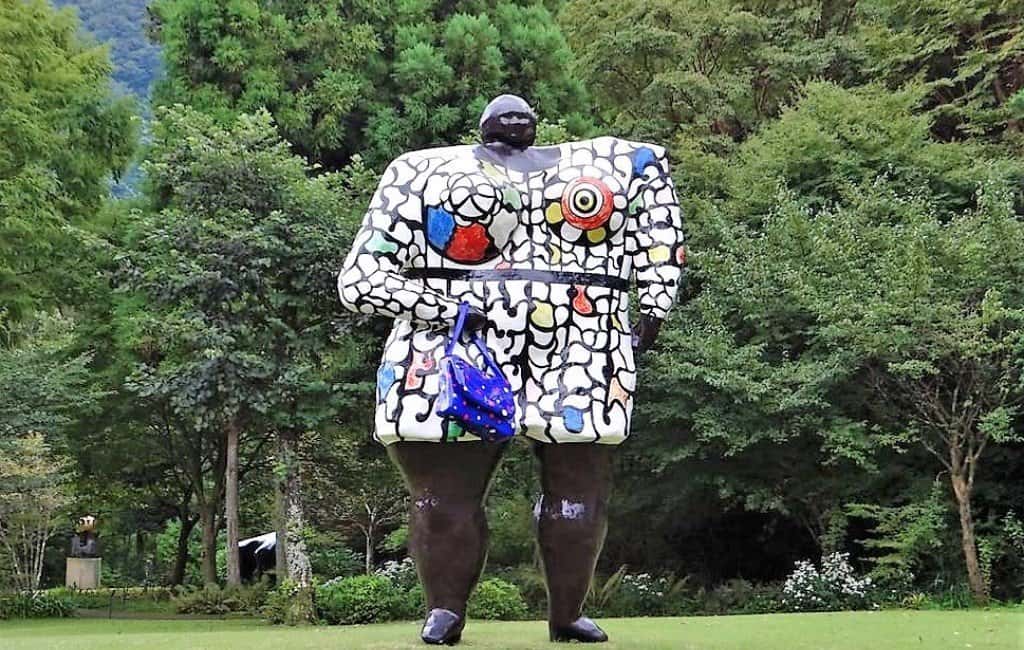Must-See Things at Hakone Open Air Museum Miss Black Power by Niki de Saint Phalle