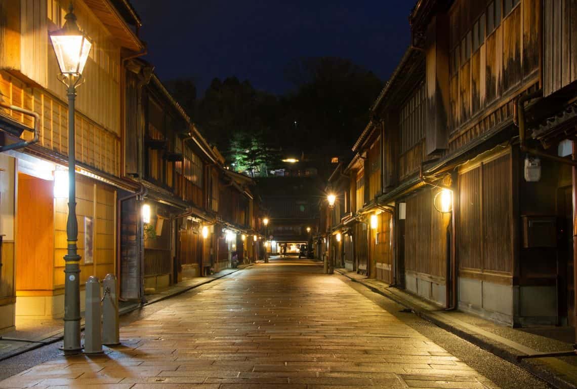 Kanazawa at night