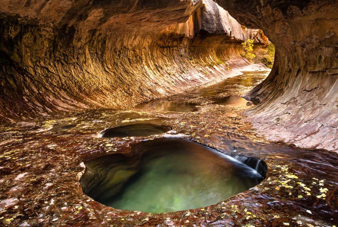 Great Hikes in Zion The Subway in Zion