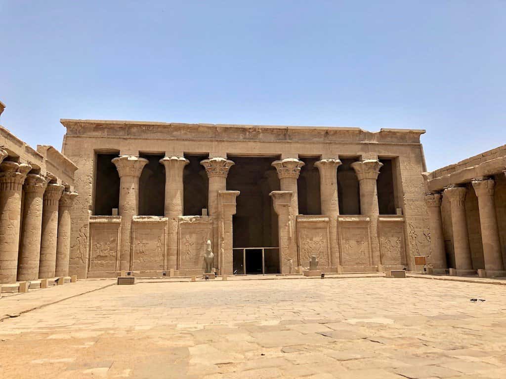 Courtyard at the Temple of Horus at Edfu