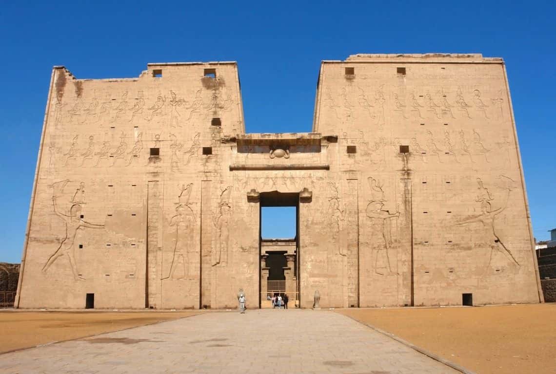 The Pylon at the Temple of Horus at Edfu