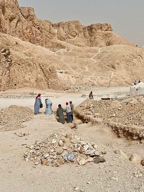 Excavations in Valley of the Kings
