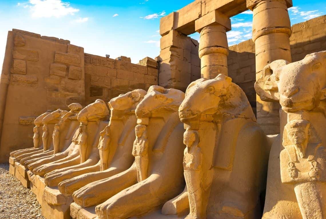 Avenue of Sphinxes at Karnak Temple