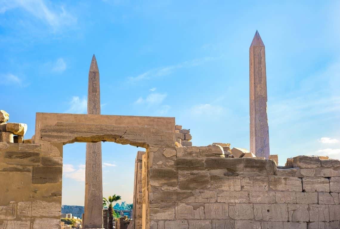 Obelisks at Karnak Temple