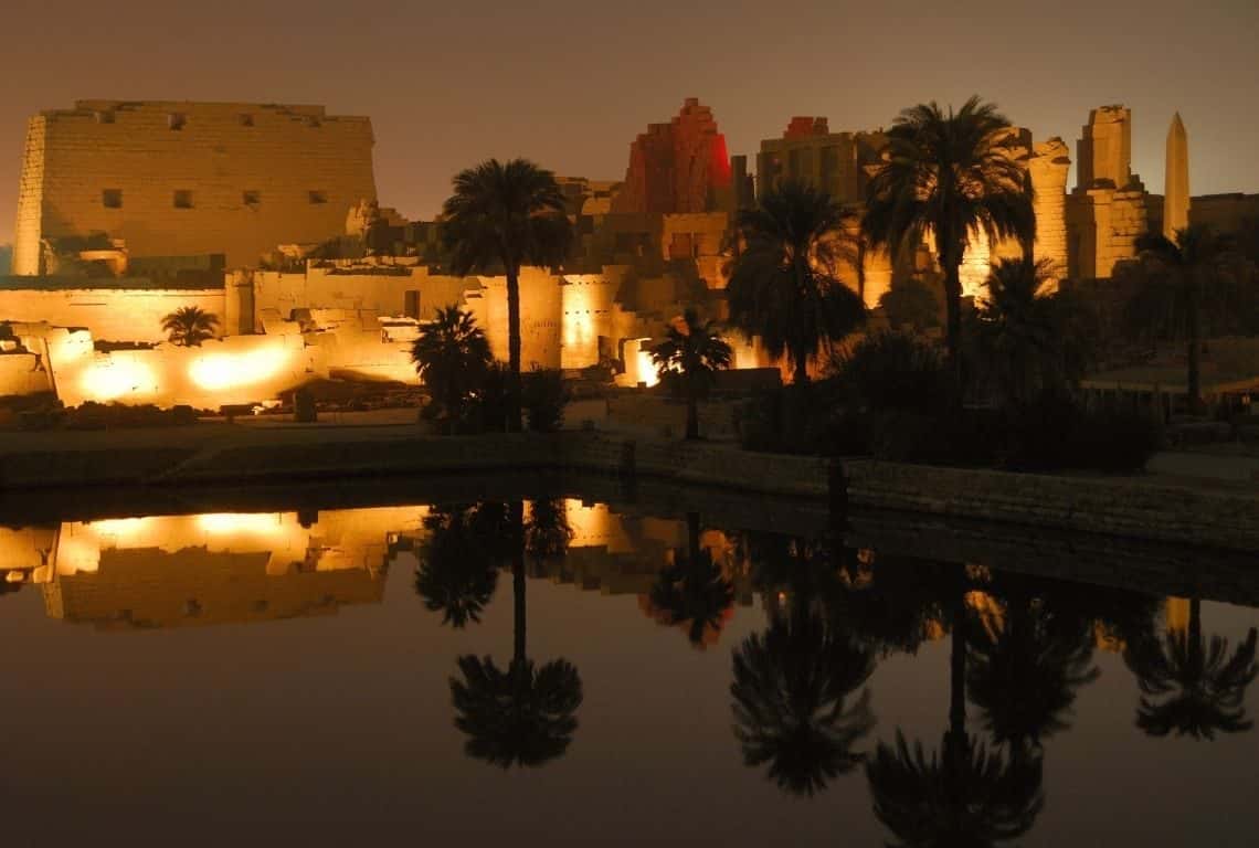 Sound and Light Show at Karnak Temple