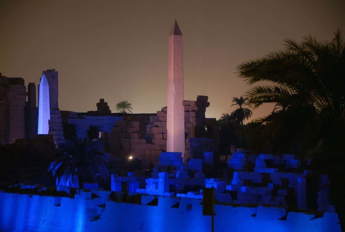 Sound and Light Show at Karnak Temple