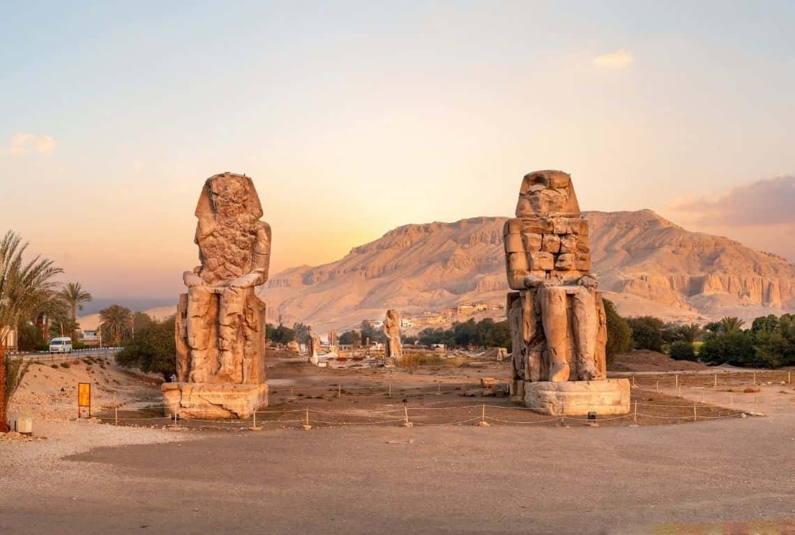 Things to Do in Luxor Colossi of Memnon in Luxor