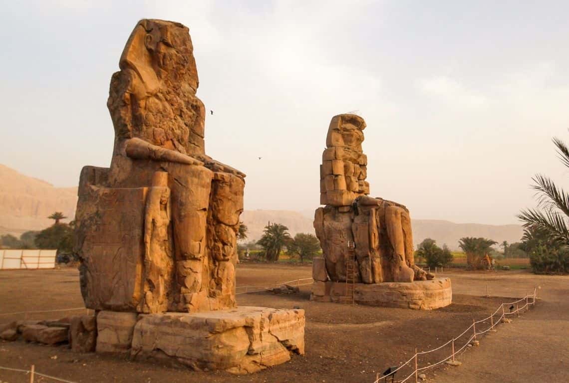 Colossi of Memnon in Luxor