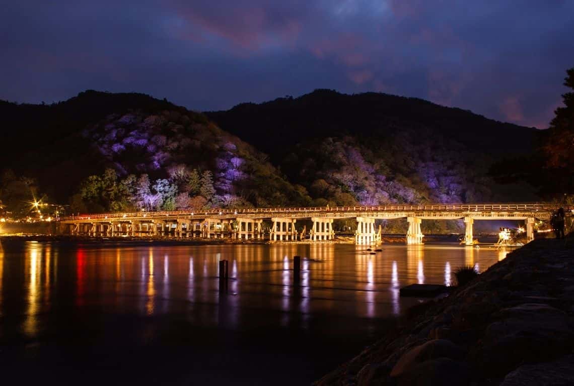 Hanatouro Illumination Festival in Arashiyama