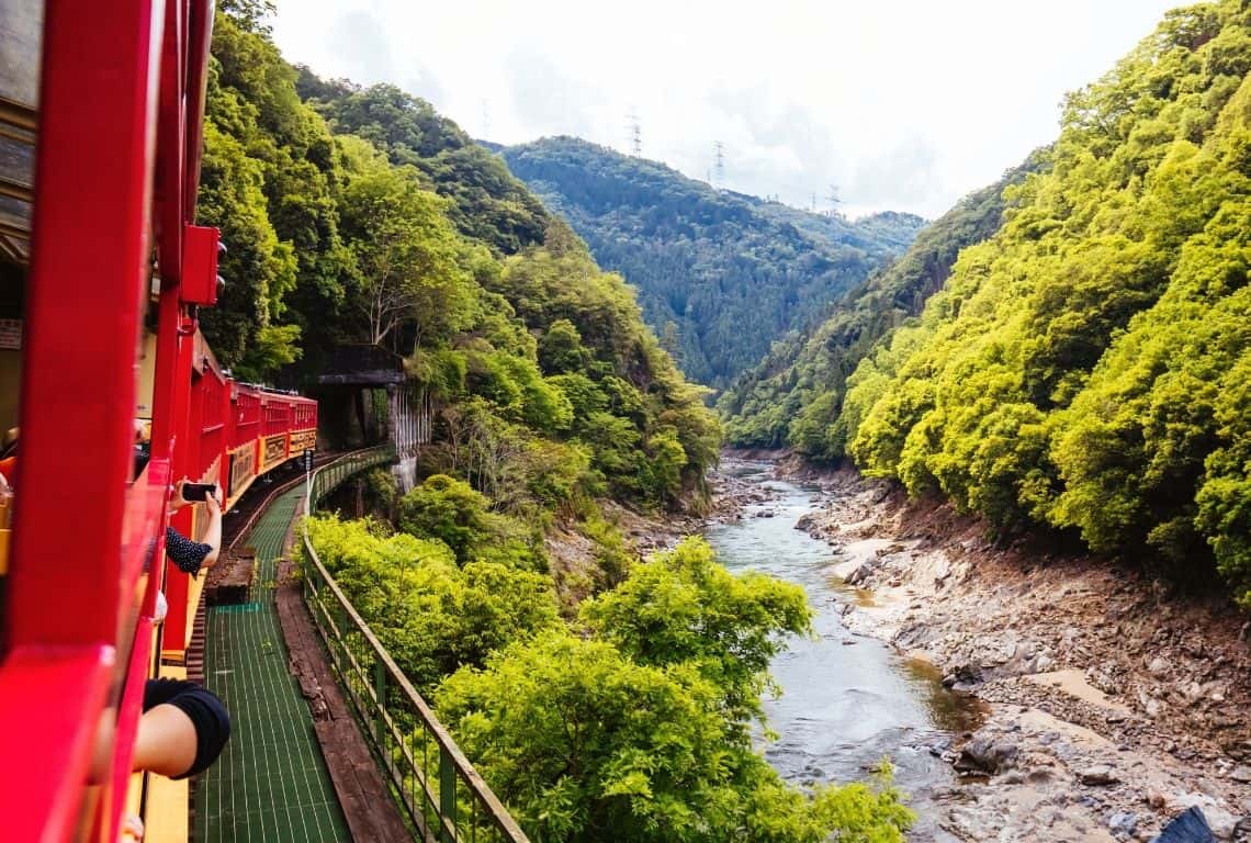 Sagano Romantic Train in Arashiyama