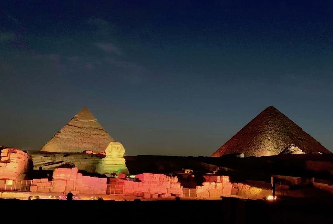Visiting Pyramids of Giza