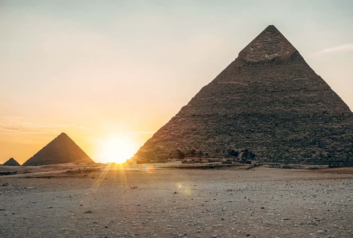 Visiting Pyramids of Giza
