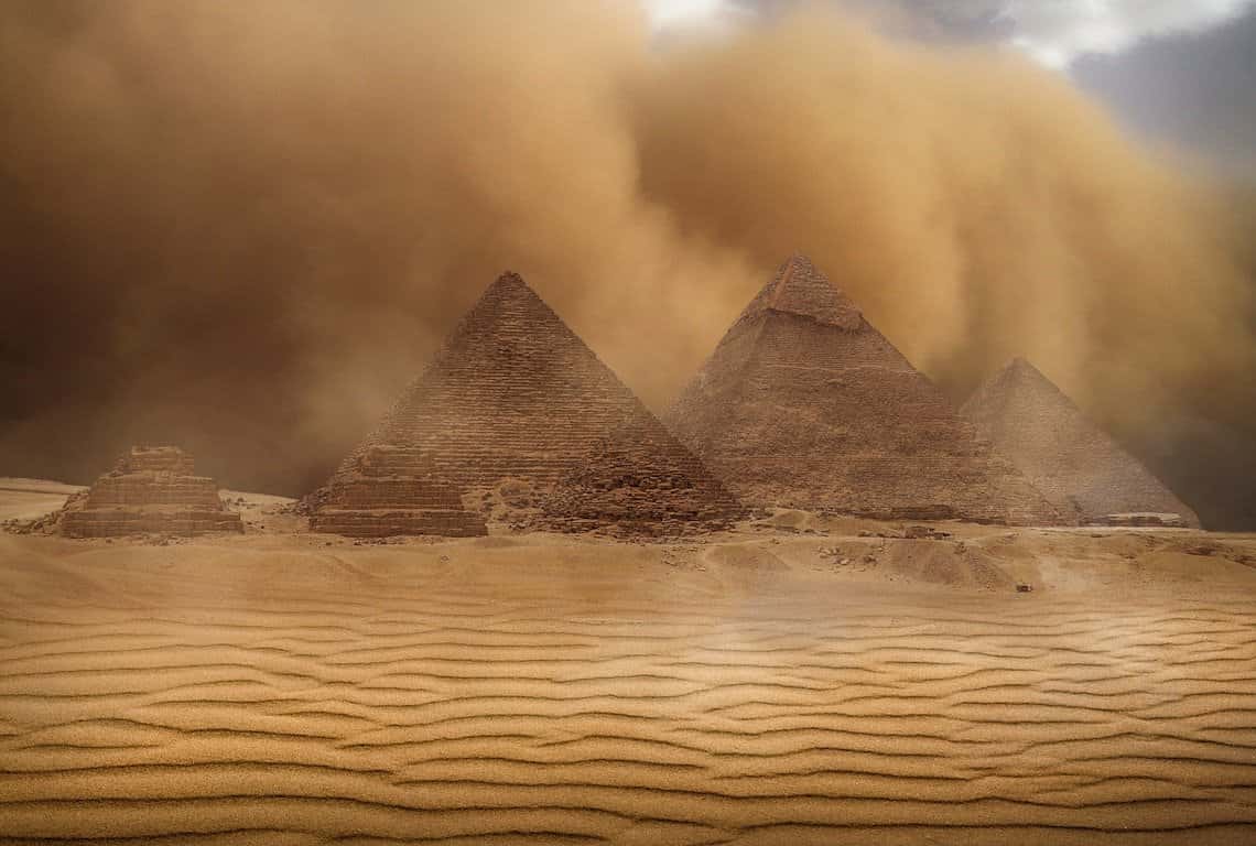 Visiting Pyramids of Giza