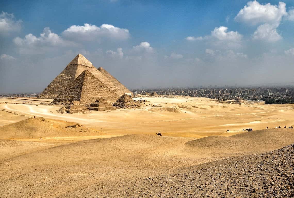 Visiting Pyramids of Giza