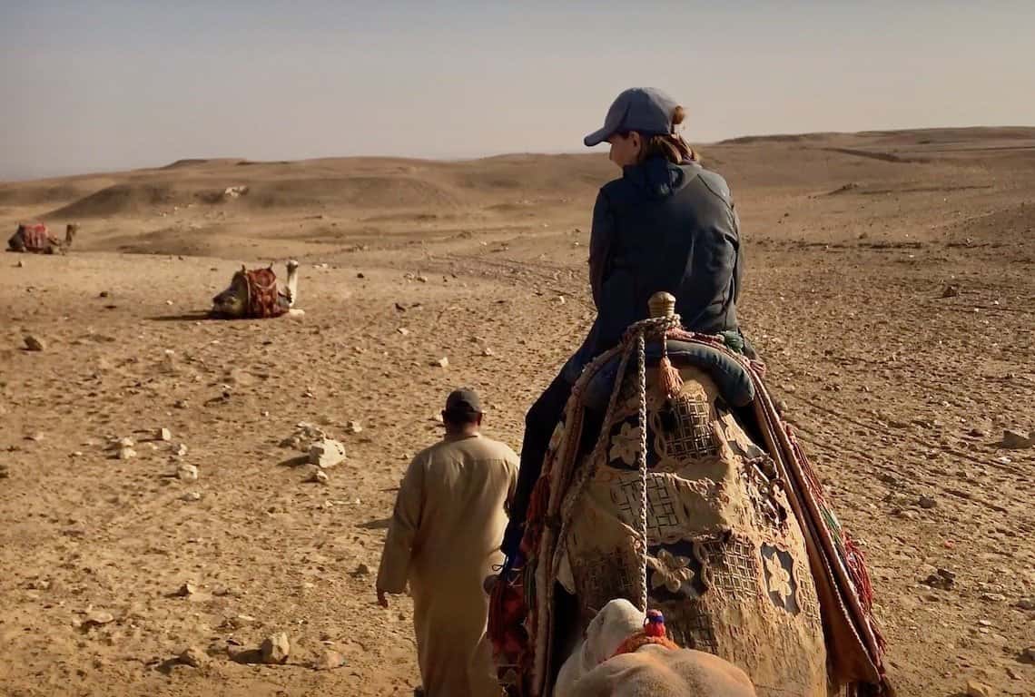 Visiting Pyramids of Giza