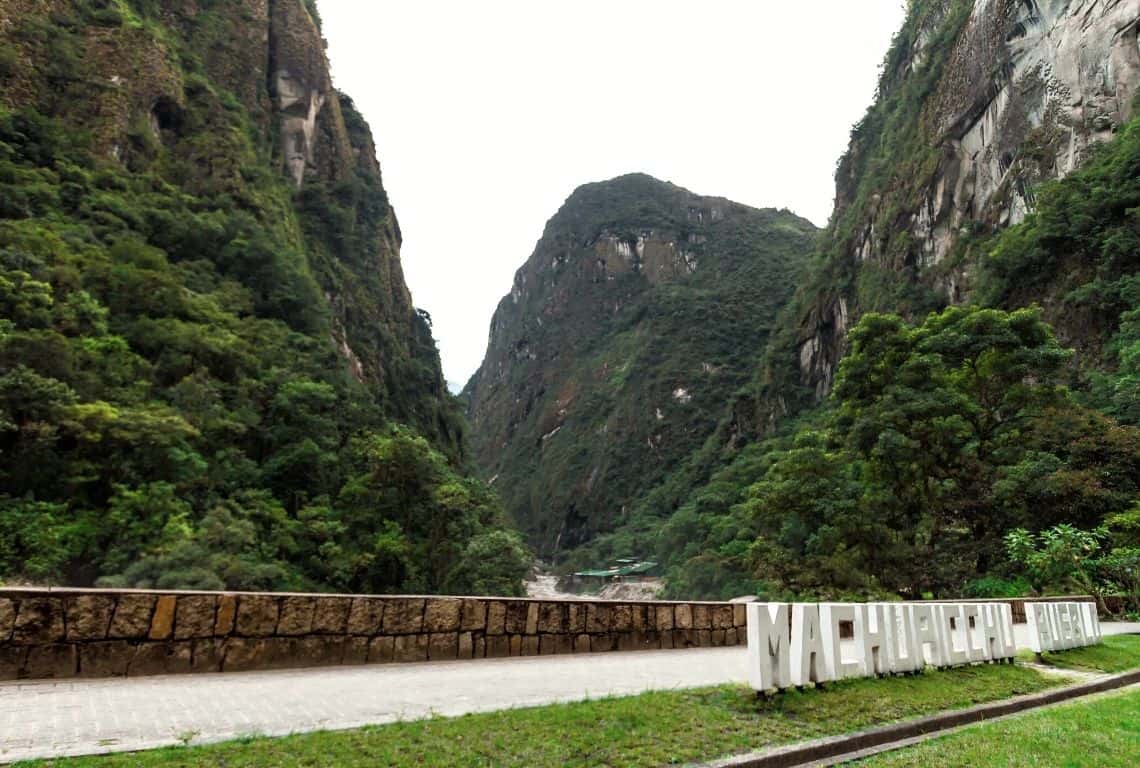 Hiking to Machu. Picchu from Aguas Calientes