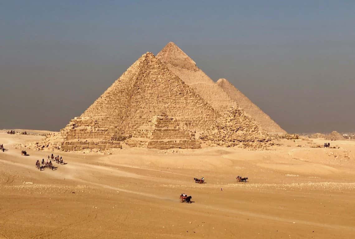 Visiting Pyramids of Giza