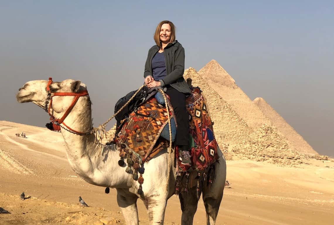 Visiting Pyramids of Giza