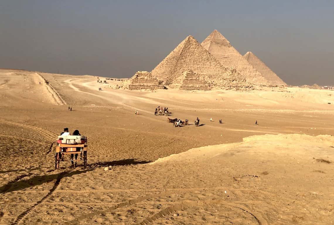 Visiting Pyramids of Giza