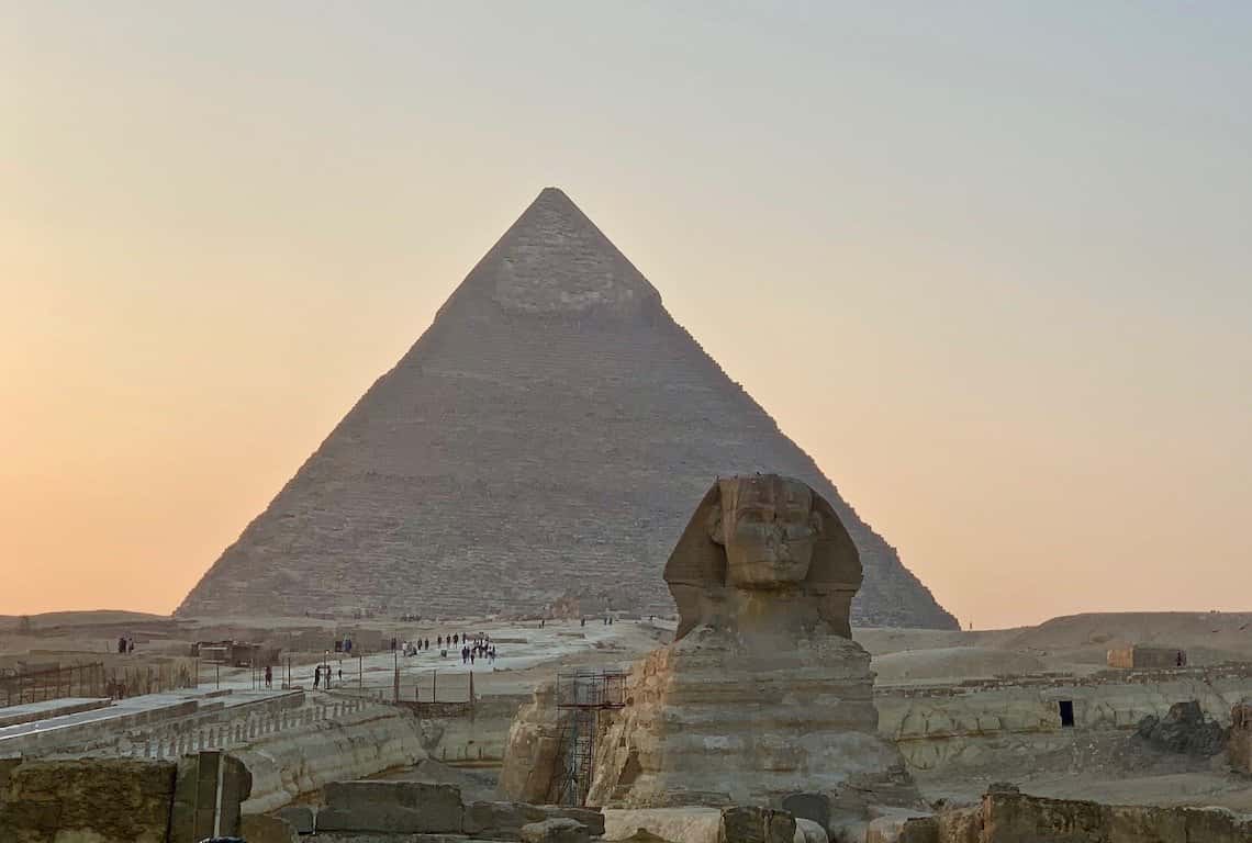 Visiting Pyramids of Giza