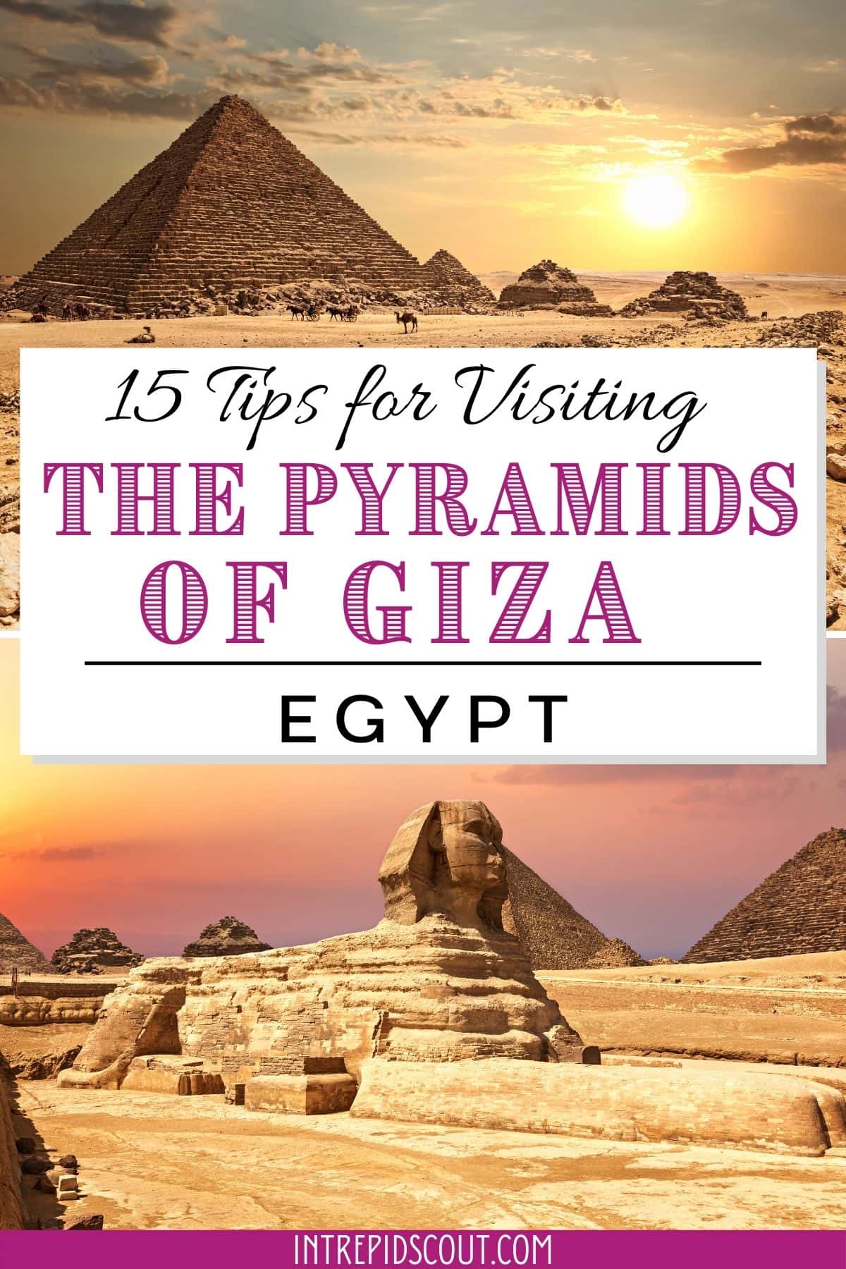 Tips for Visiting the Pyramids of Giza