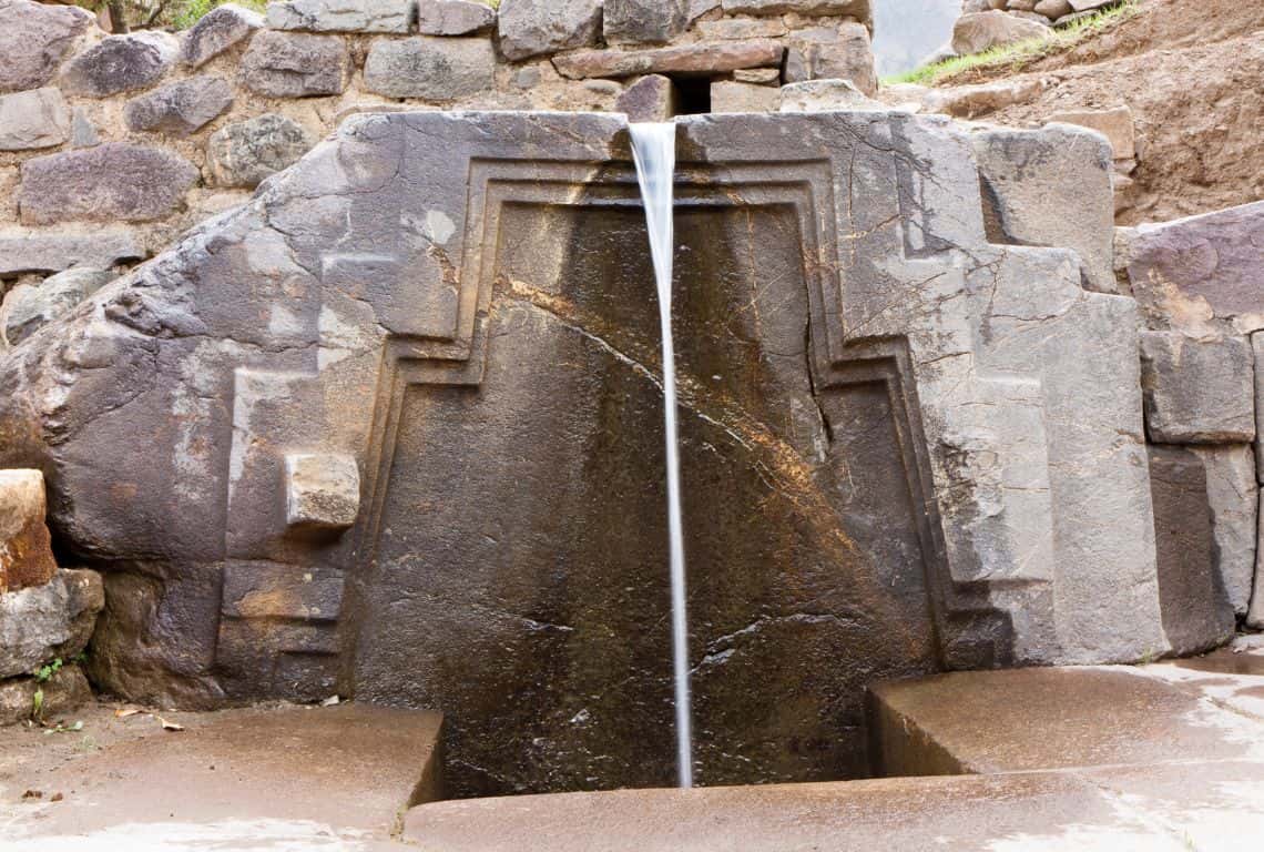 Bath of the Ñusta at Ollantaytambo