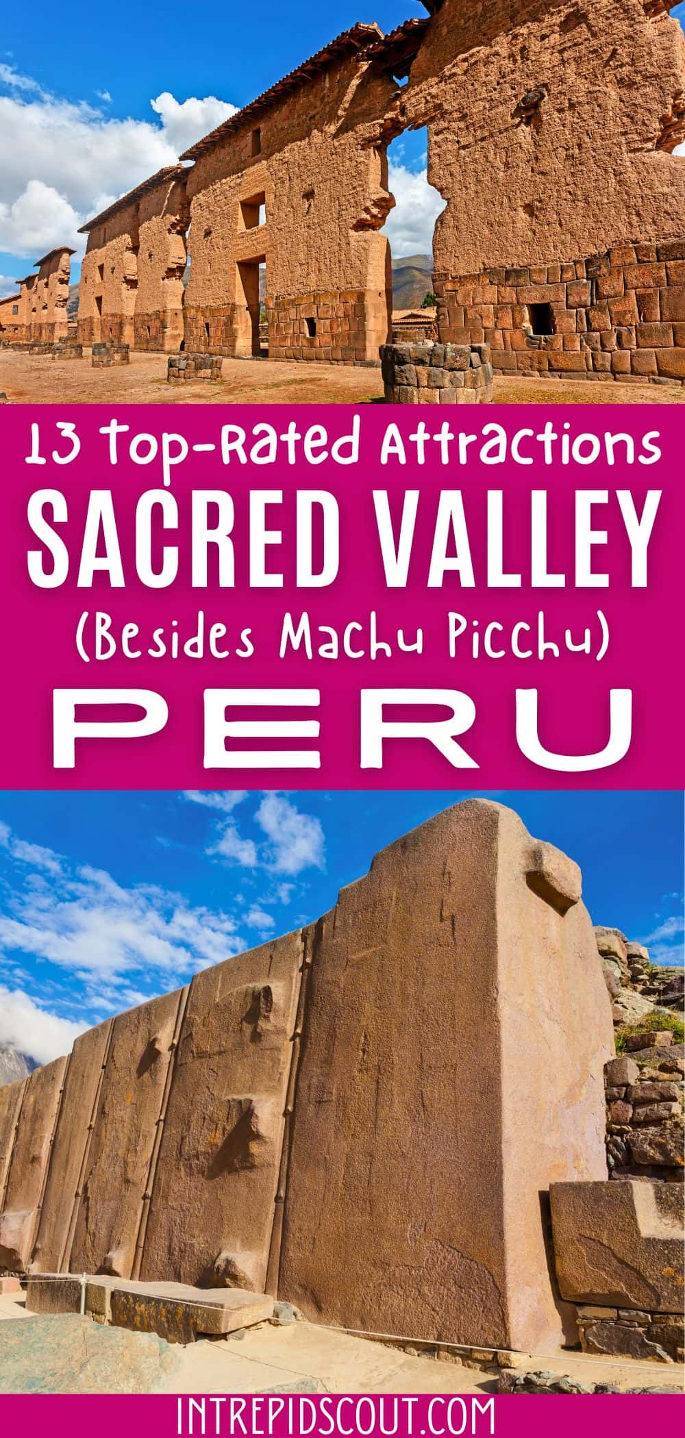 Attractions in the Sacred Valley