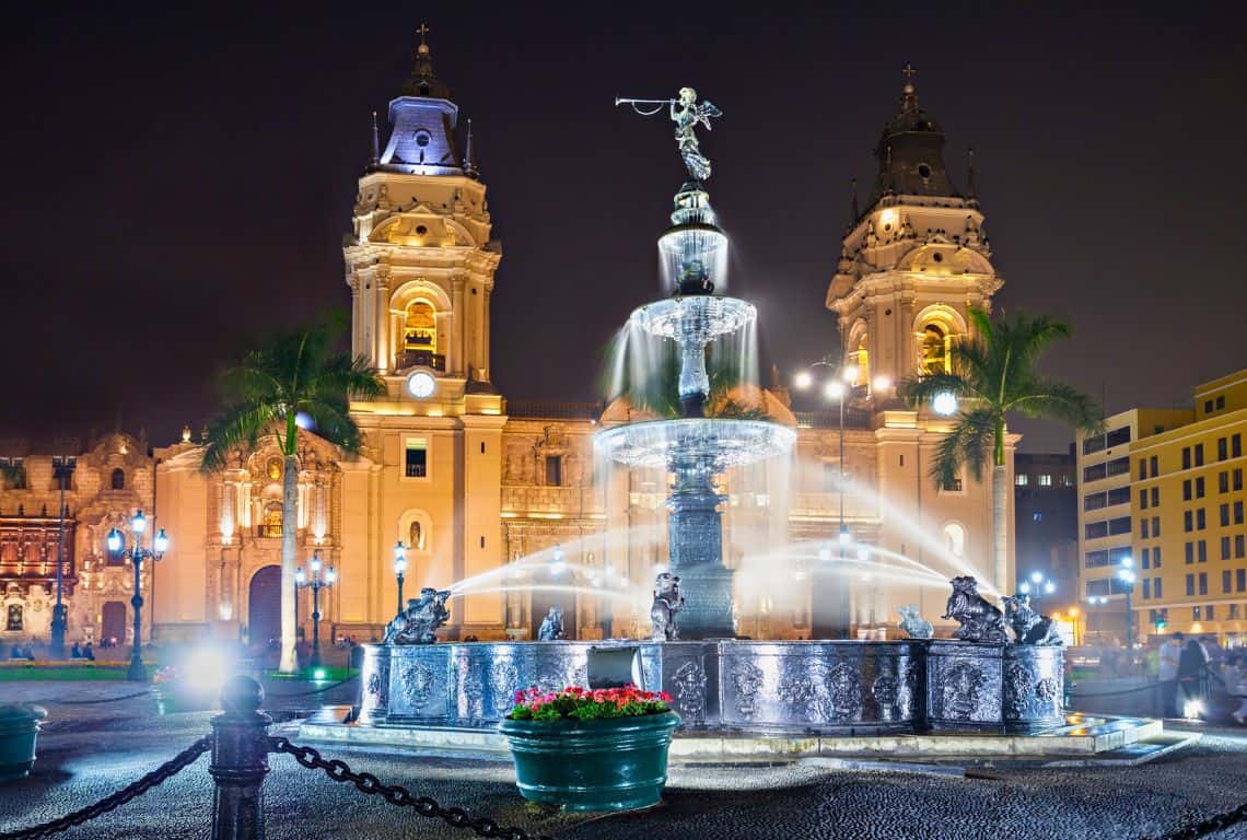 Plaza Mayor in the Evening