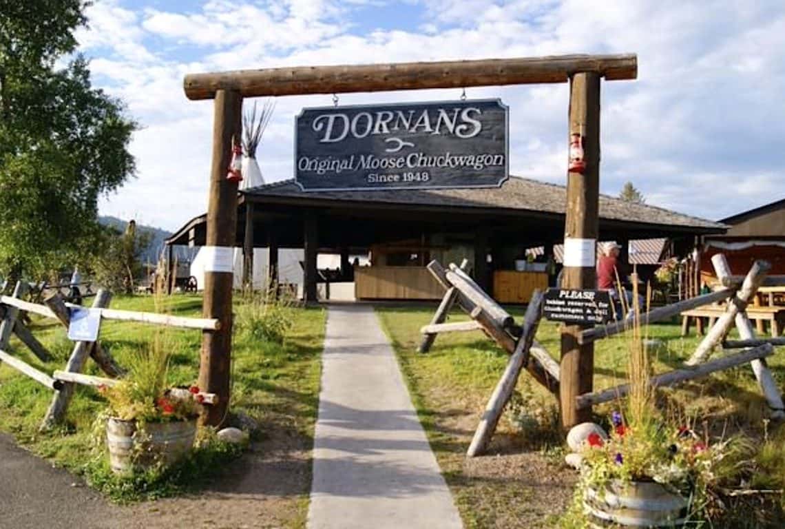 Entrance to Dornan's Village