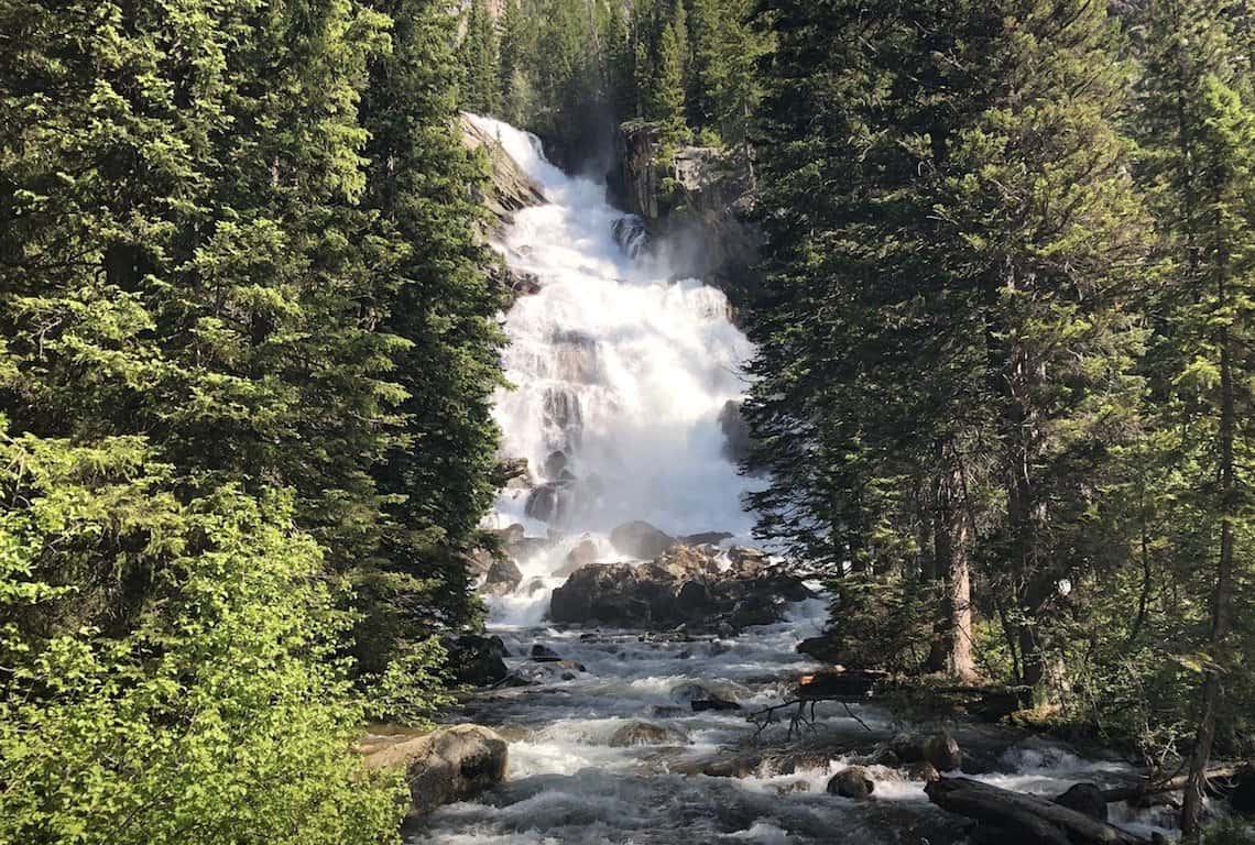 Hidden Falls in Grand Teton National Park