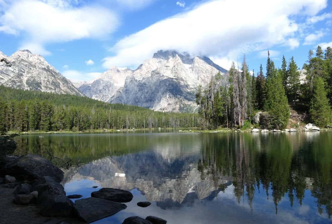 String Lake and Leigh Lake Trail in Grand Teton National Park