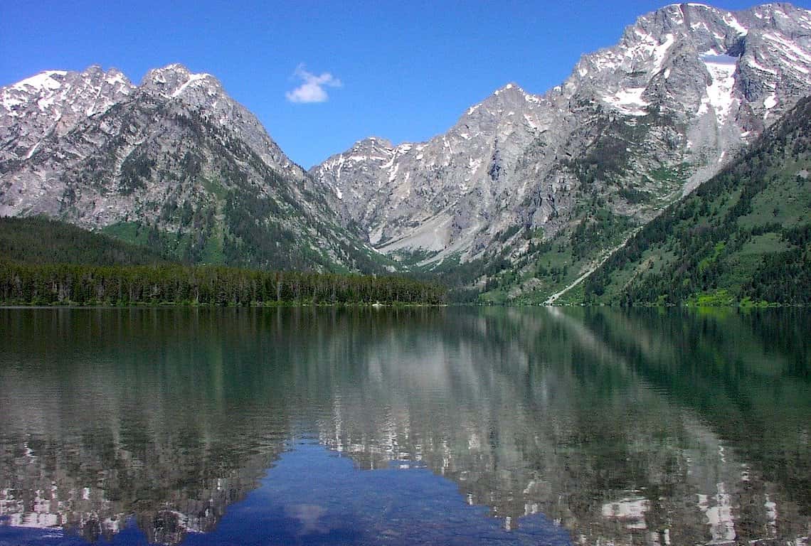 Leigh Lake in Grand Teton National Park