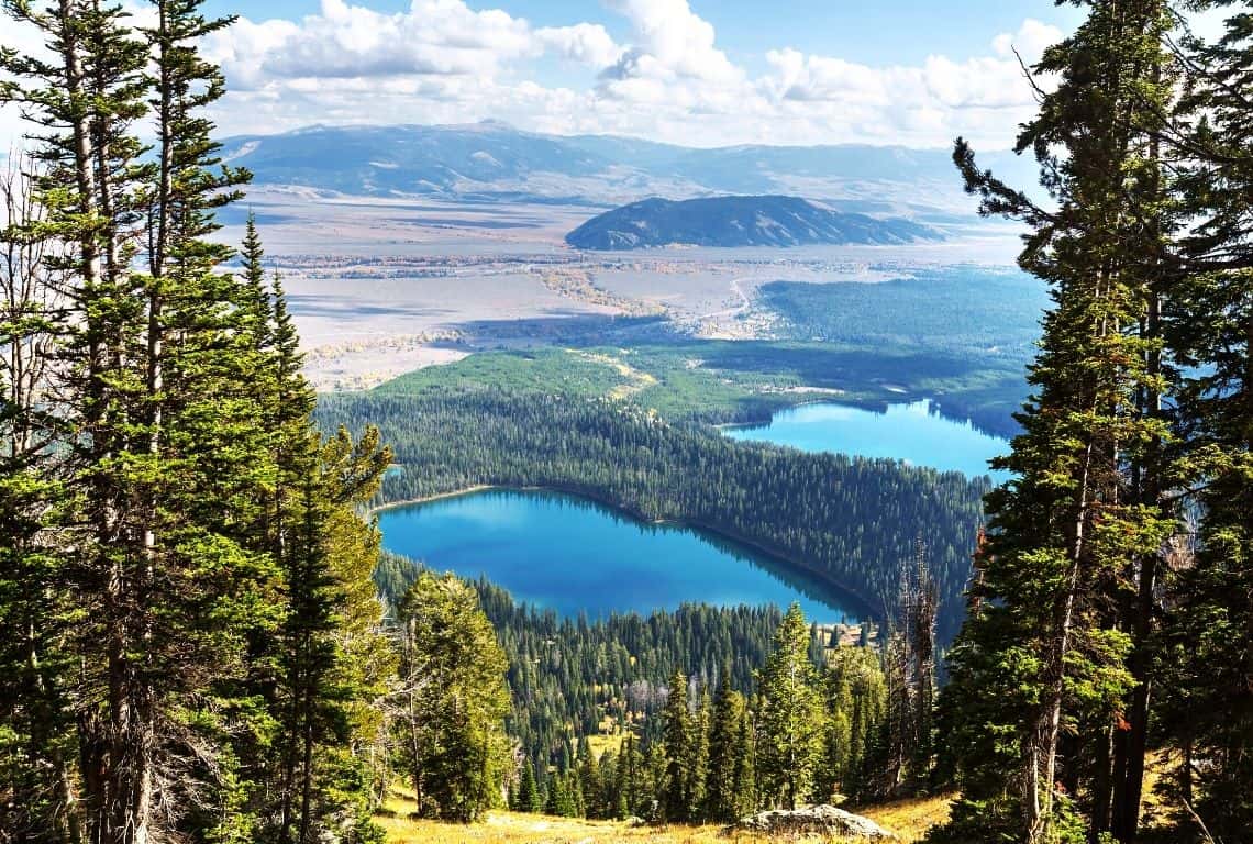 Phelps Lake Overlook in Grand Teton