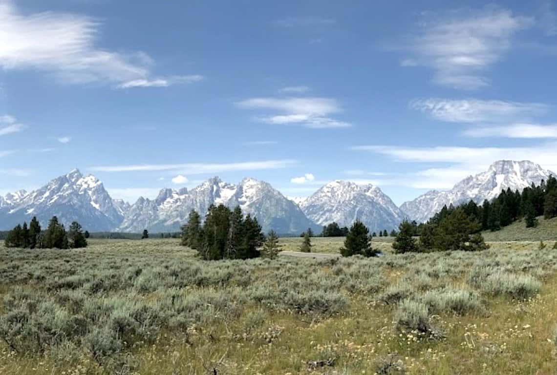 Potholes Turnout in Grand Teton