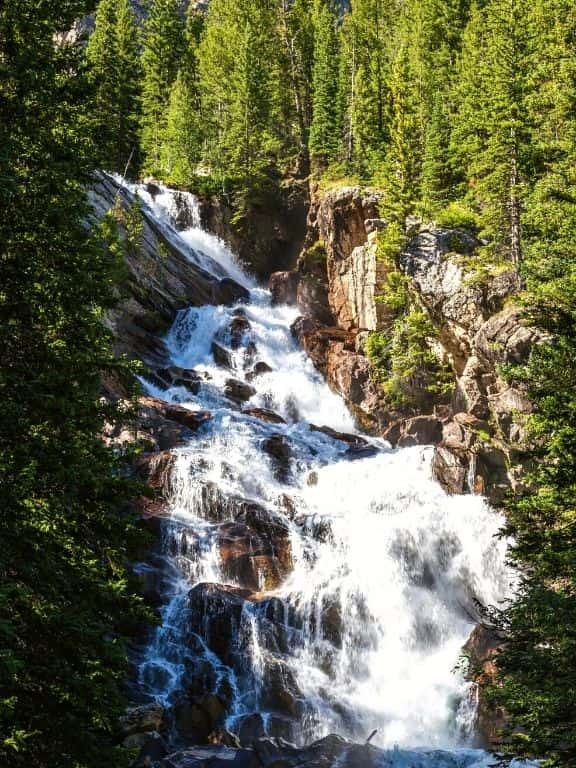 Hidden Falls in Grand Teton