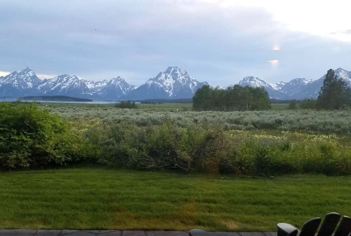 View from Jackson Lake Lodge