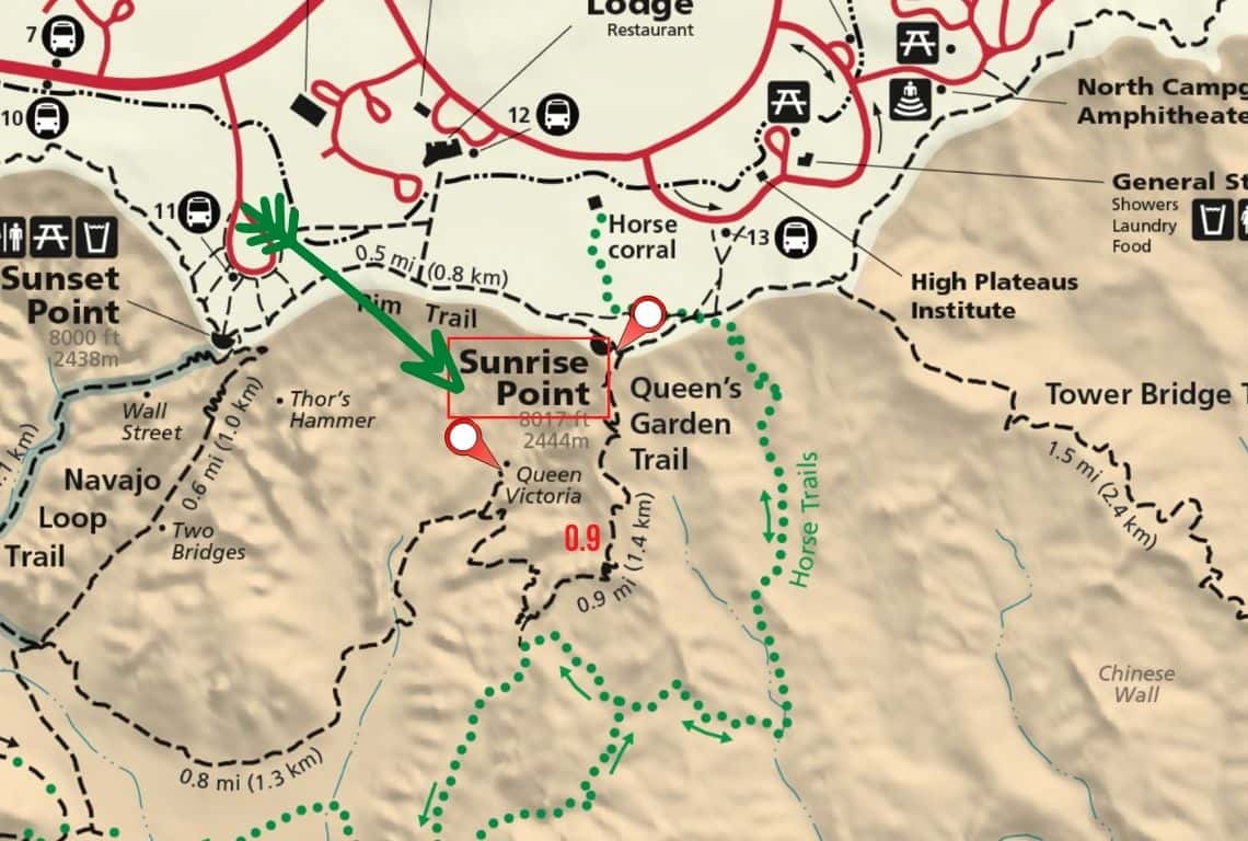 Queens Garden Trail in Bryce Canyon