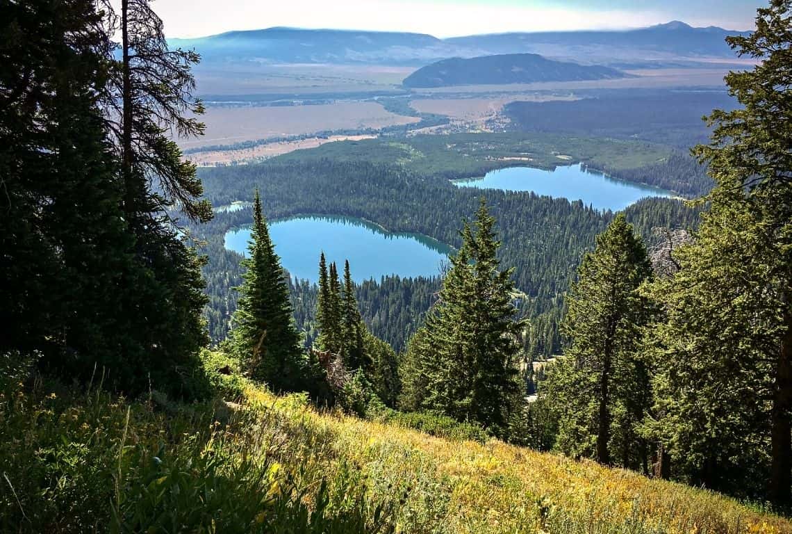 Bradley and Taggart Lakes in Grand Teton