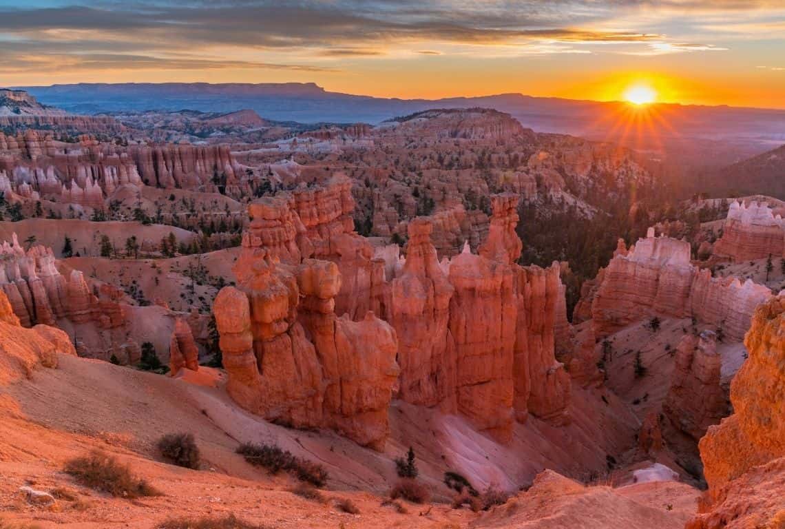 Sunrise in Bryce Canyon National Park