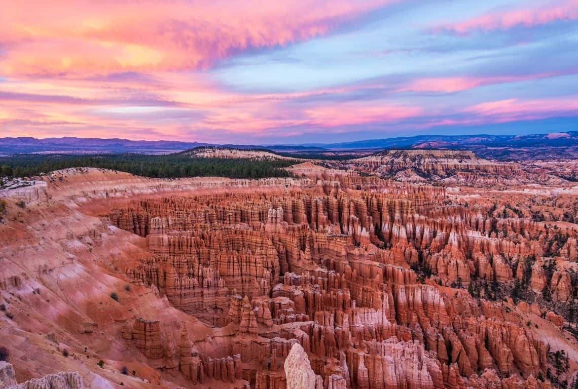 Sunset in Bryce Canyon