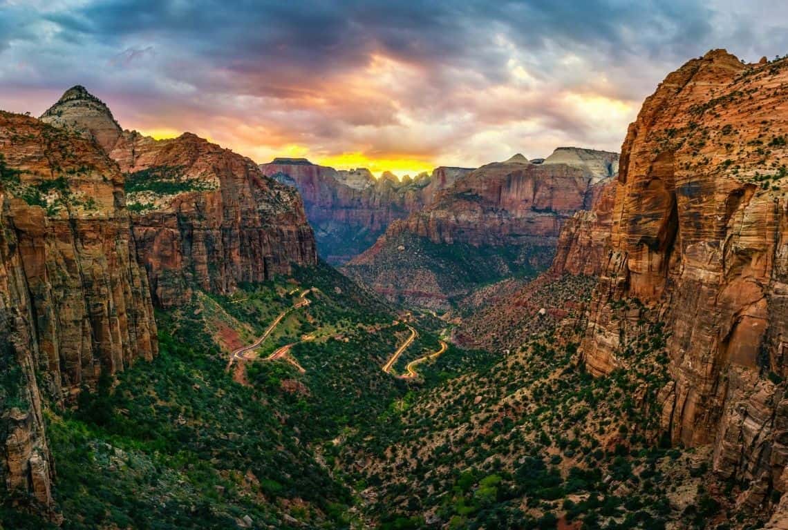 Canyon Overlook in Zion National Park