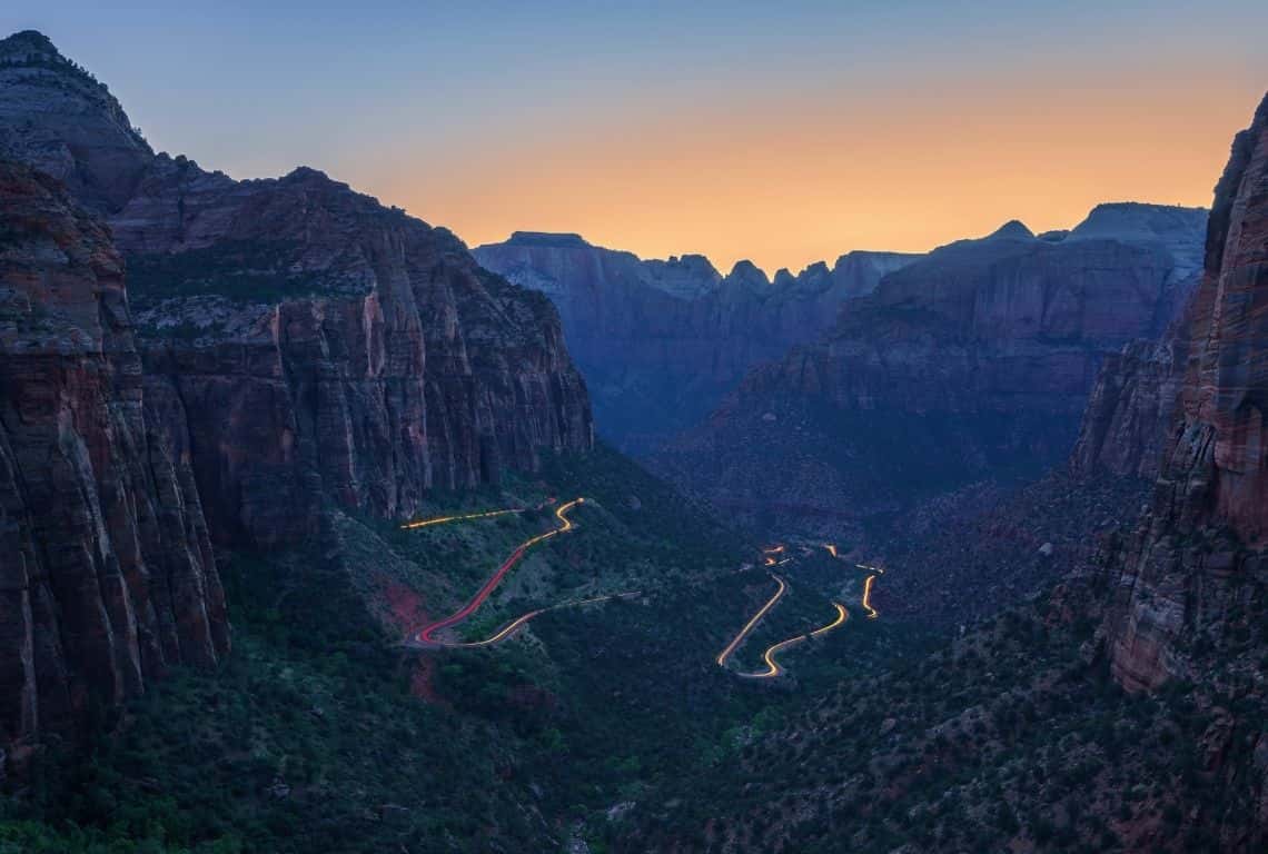 Canyon Overlook in Zion National Park