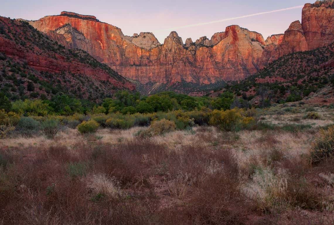 Towers of the Virgin in Zion
