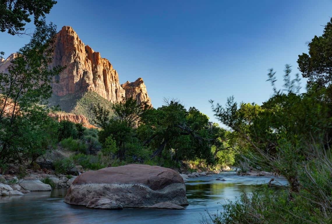 The Watchman Mountain in Zion