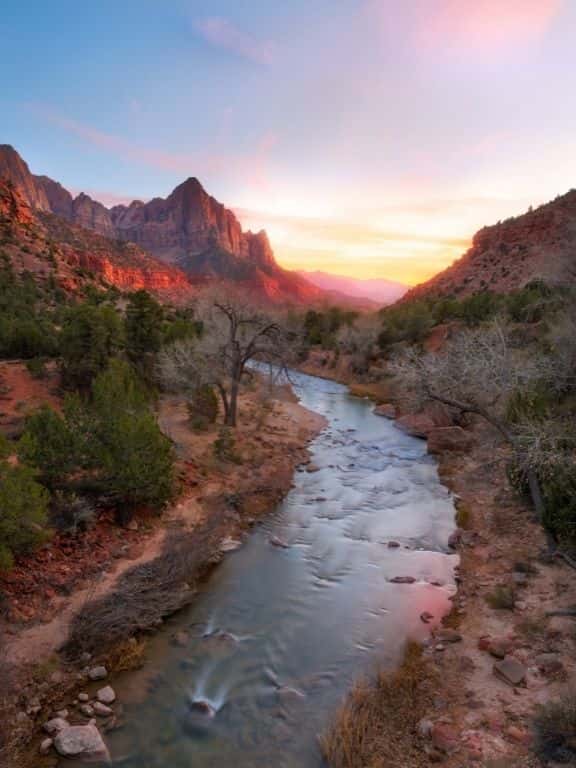 The Watchman Mountain in Zion