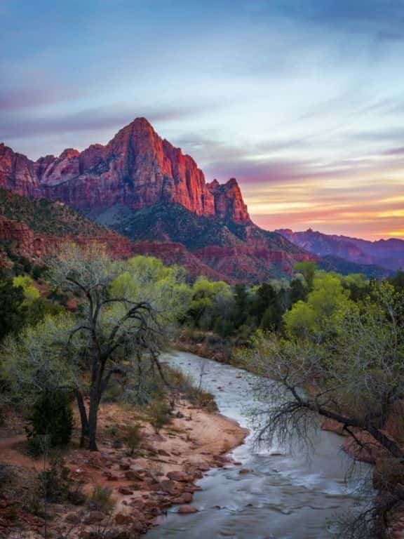 The Watchman Mountain in Zion