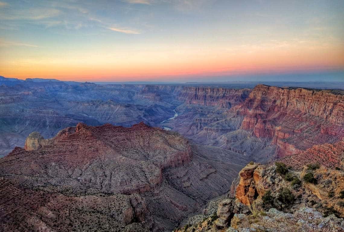 Grand Canyon National Park at Sunset